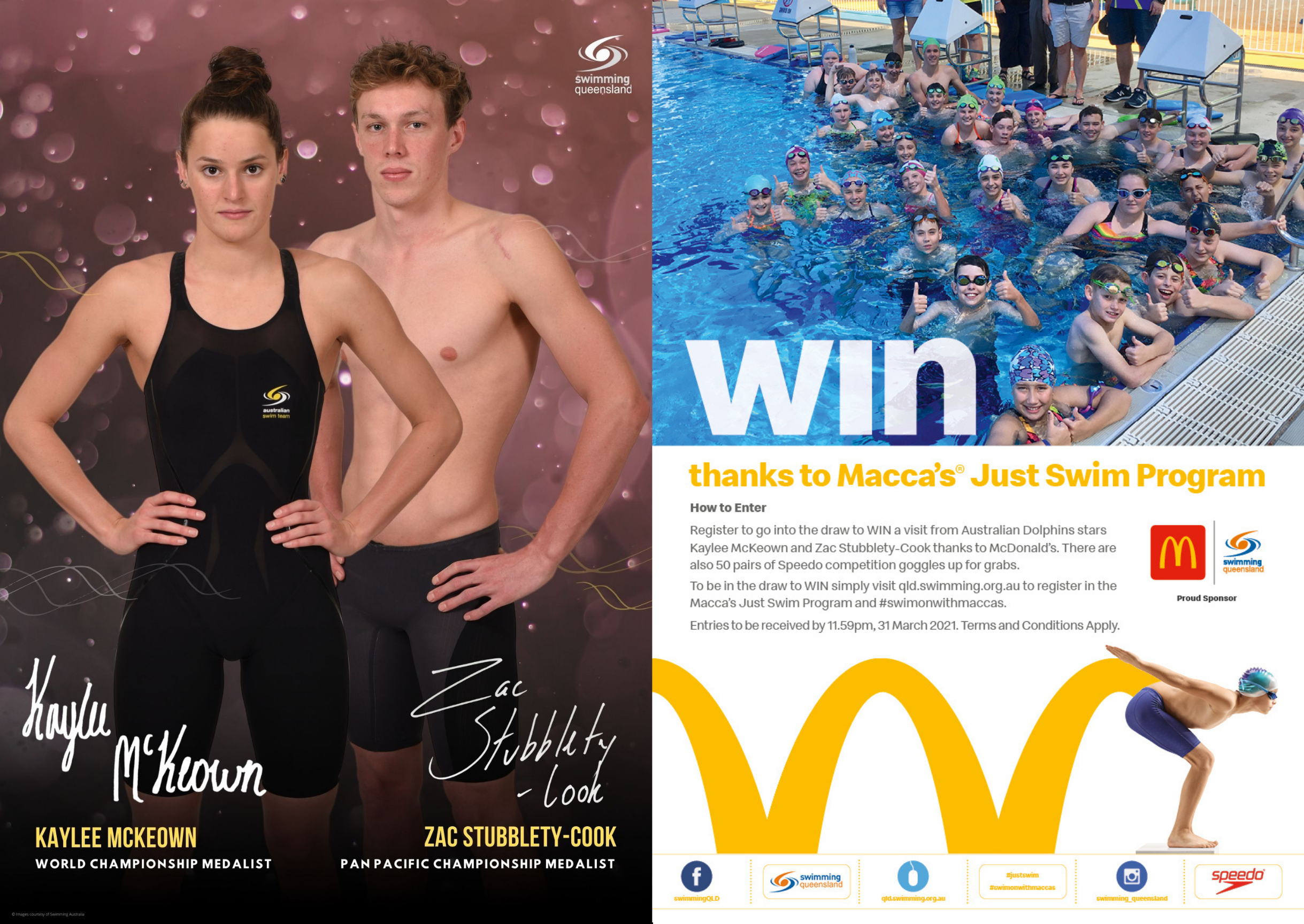 Just Swim Double Poster Just Swim Double Poster