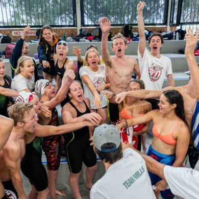 TEAM MILLS take QLD Tri Meet in thrilling finish. Photo Courtesy: Wade Brennan Photography.