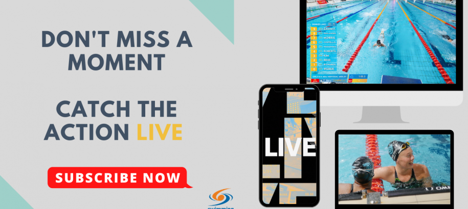 Live Streaming Subscription Swimming Qld