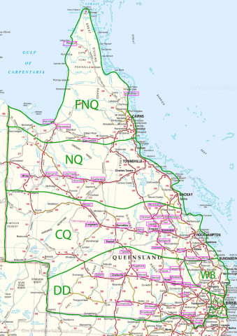 Our Regions | Swimming QLD